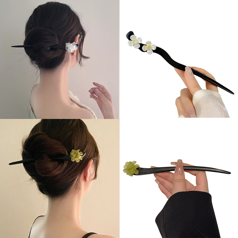 Supply Florist - Vintage Çin Tarzı Ahşap Çiçek Saç