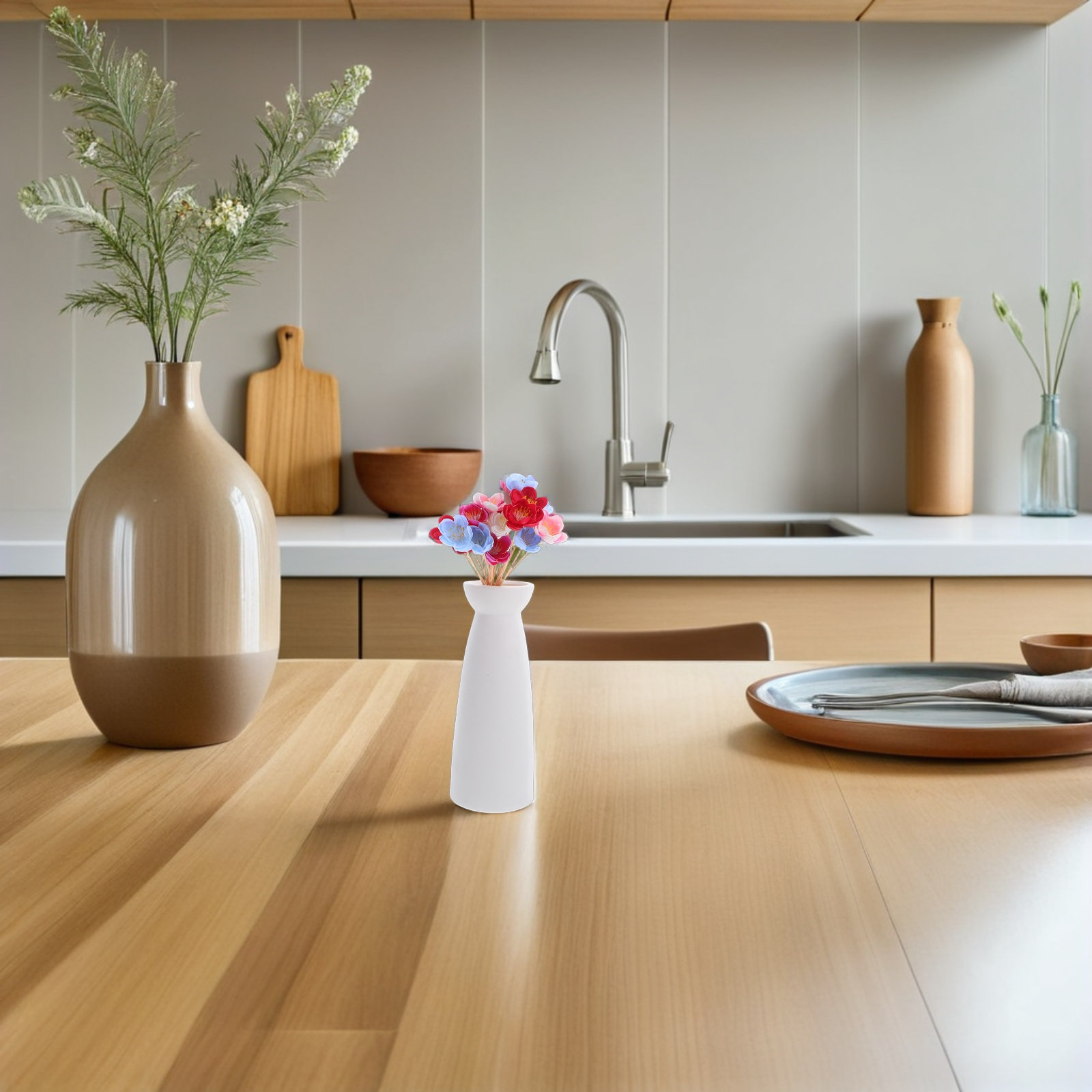 100 Adet Sağlam Çiçekli Meyve  - Floral Picks Wood incelemesi ve fiyatı
