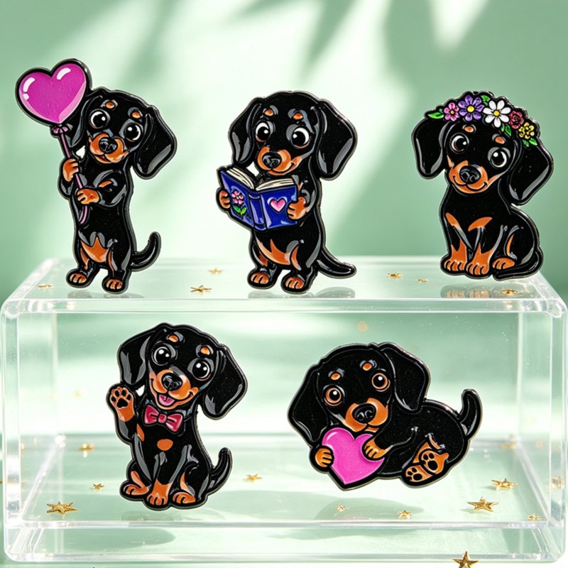 5 adet Sevimli Dachshund Emaye - Supply Florist incelemesi ve fiyatı