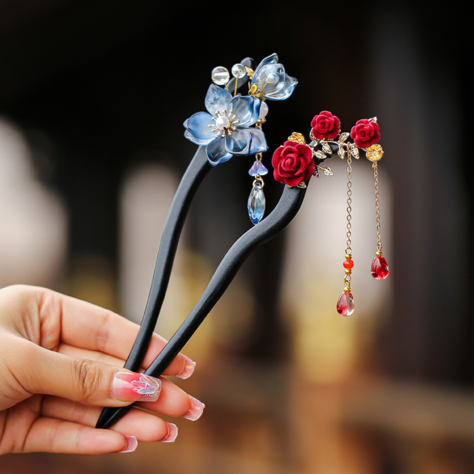 Çin tarzı çiçek püskül saç tok - Supply Florist incelemesi ve fiyatı