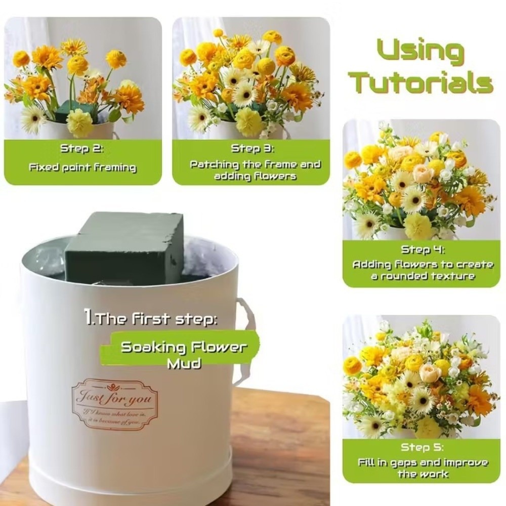 Yeşil Çiçek Aranjmanı Köpüğü D - Bouquet Holder Foam incelemesi ve fiyatı
