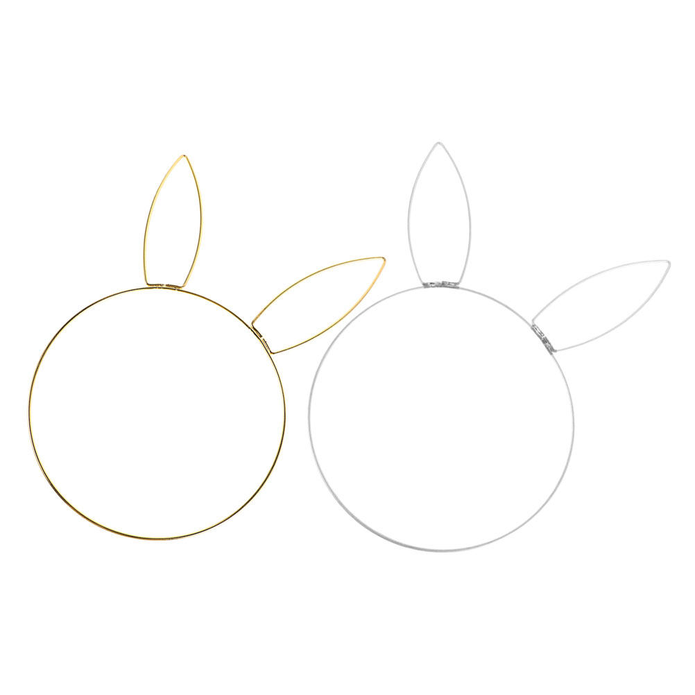2 Adet Tavşan Başlı Çiçek Çele - Wreath Form Wire incelemesi ve fiyatı