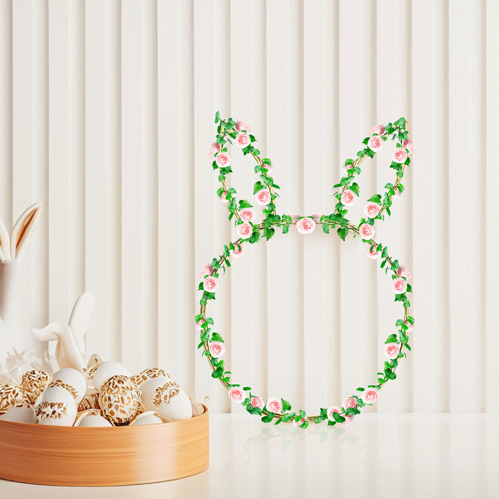 2 Adet Tavşan Başlı Çiçek Çele - Wreath Form Wire incelemesi ve fiyatı