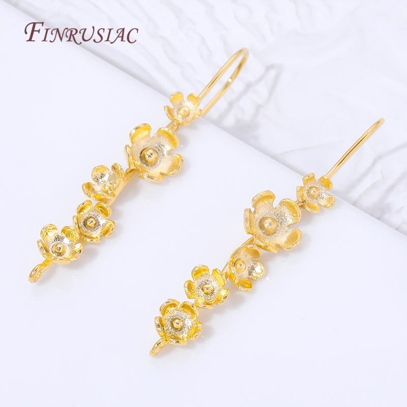 18K Altın Kaplama Çiçek Küpe K - Flower Supply incelemesi ve fiyatı
